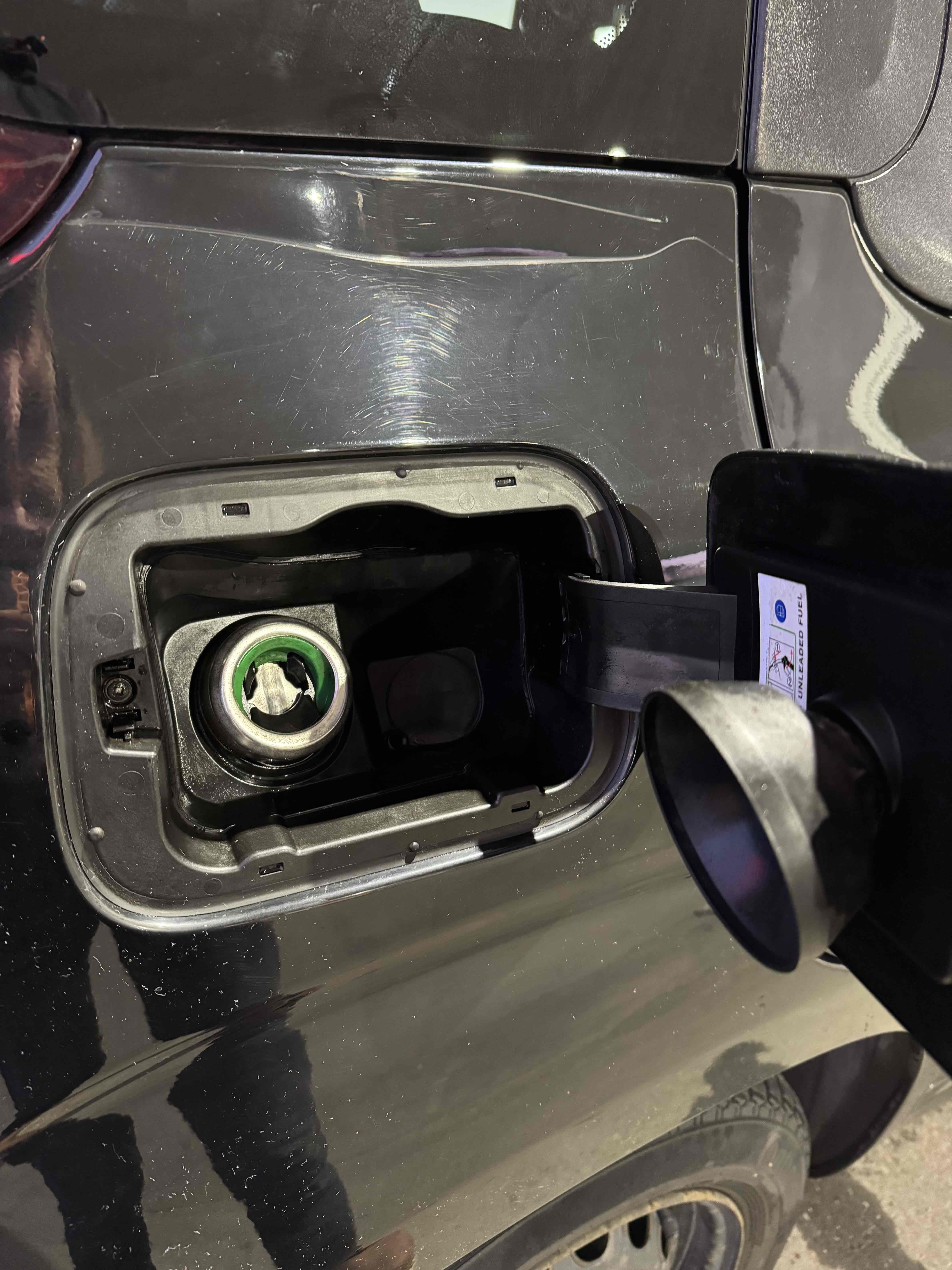 Sort Fiat Panda fra 2013