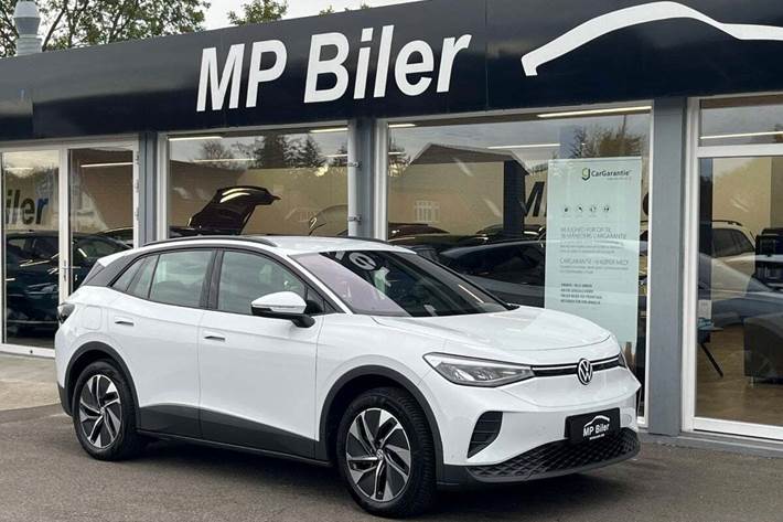 Hvid VW ID.4 fra 2025 set udefra