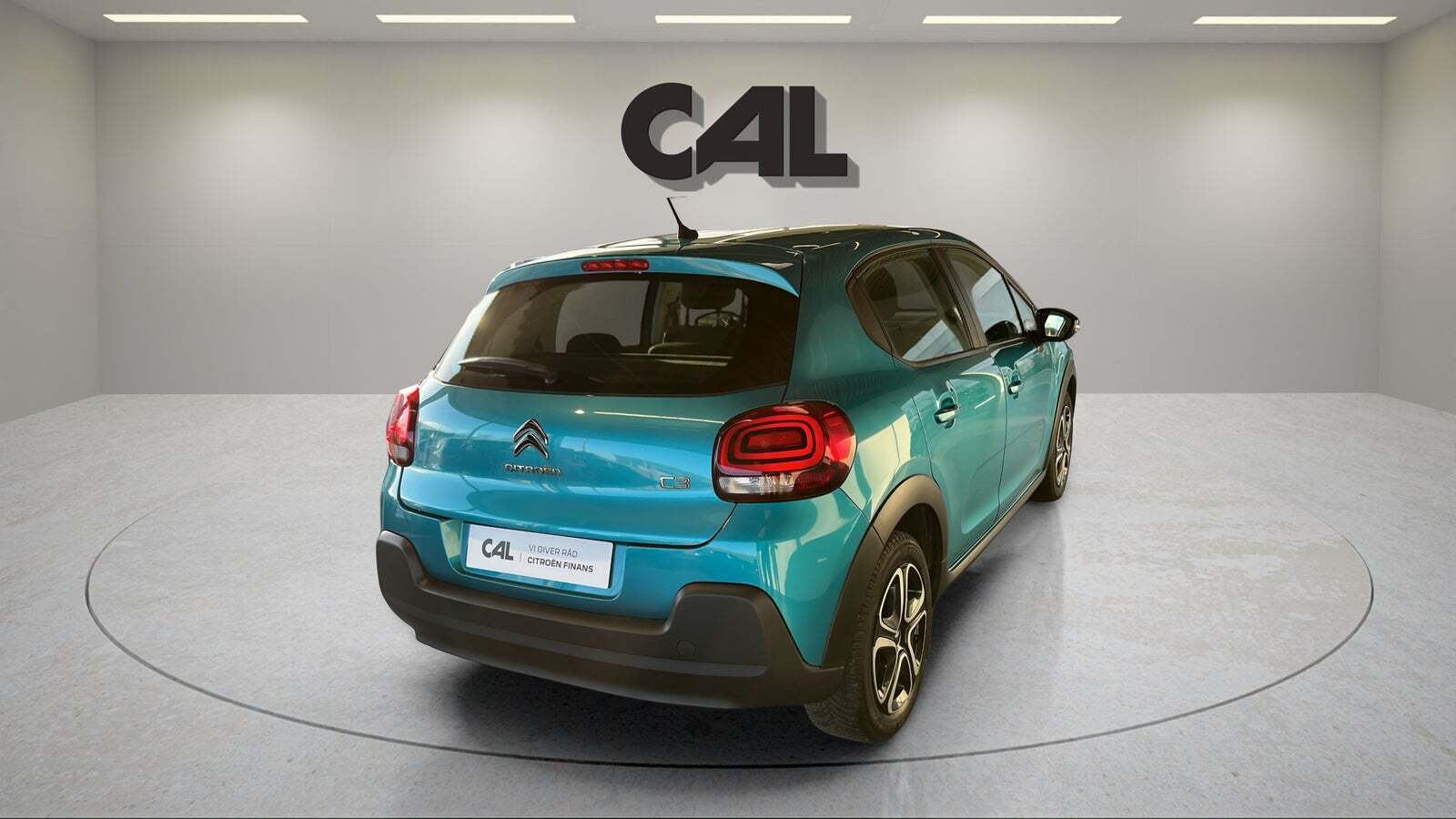 Blå Citroën C3 fra 2021