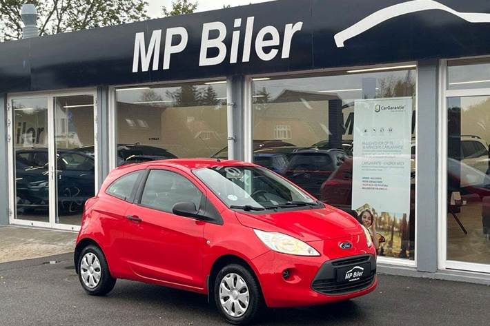 Rød Ford Ka fra 2013