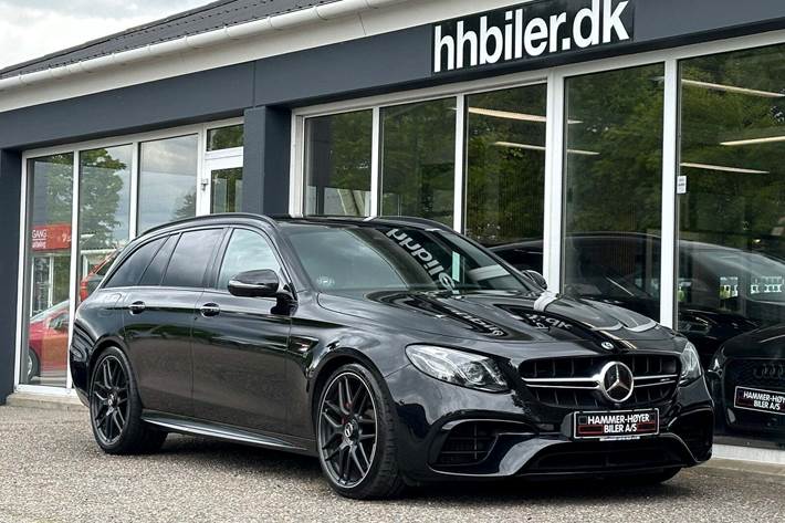 Sort Mercedes E63 fra 2018