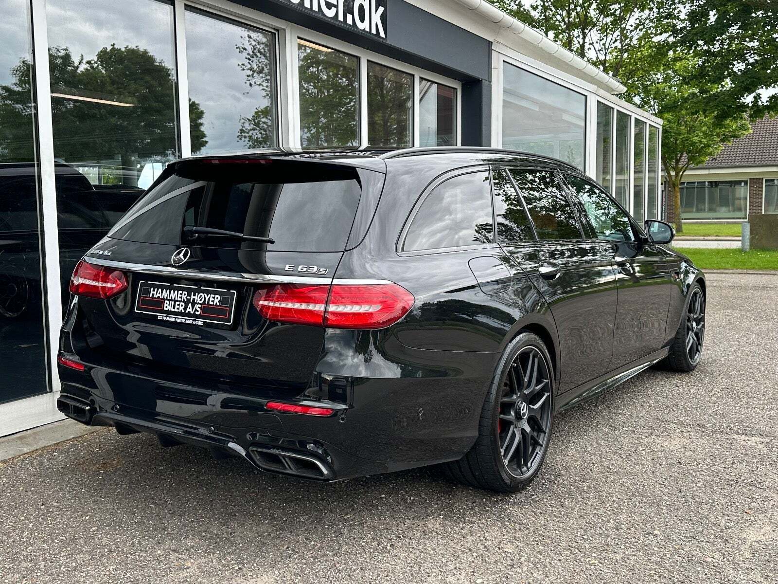 Sort Mercedes E63 fra 2018