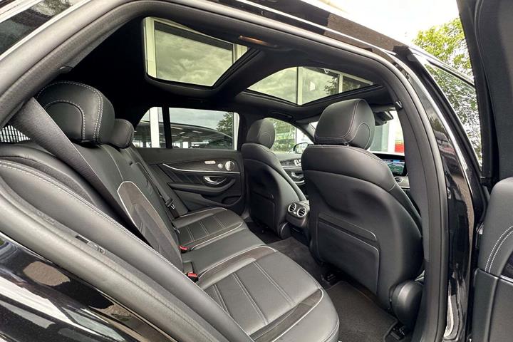 Sort Mercedes E63 fra 2018