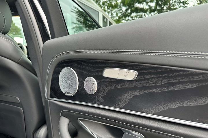 Sort Mercedes E63 fra 2018