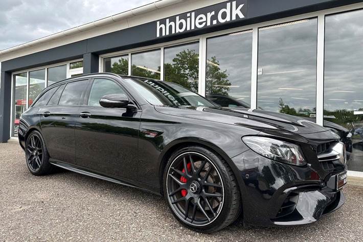 Sort Mercedes E63 fra 2018
