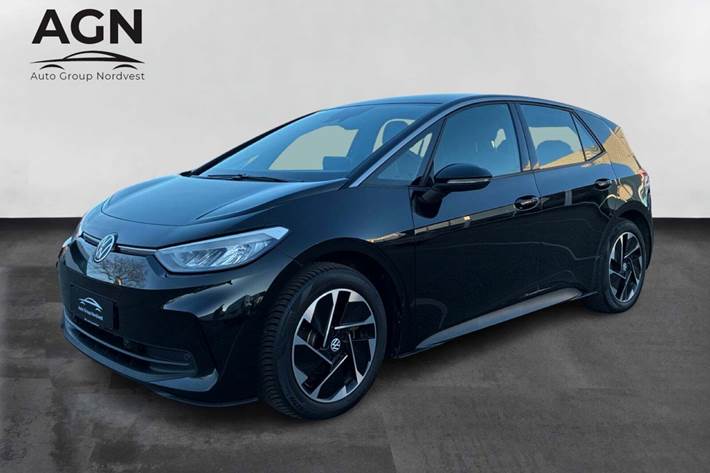 Sort VW ID.3 fra 2023 set udefra