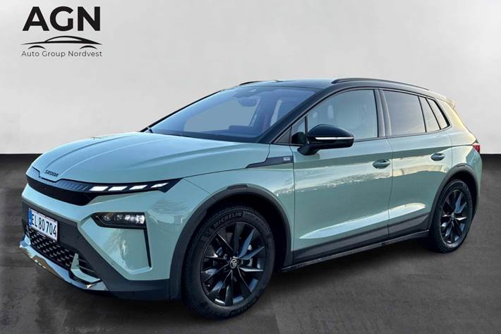 Sort Skoda Elroq fra 2025 set udefra