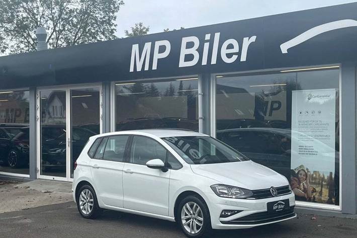 Hvid VW Golf Sportsvan fra 2019