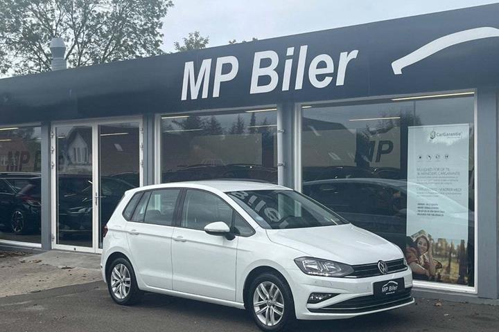Hvid VW Golf Sportsvan fra 2019