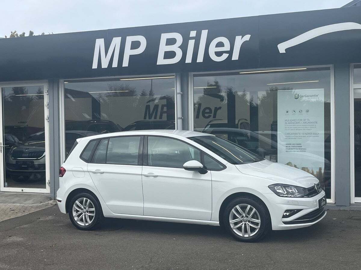 Hvid VW Golf Sportsvan fra 2019