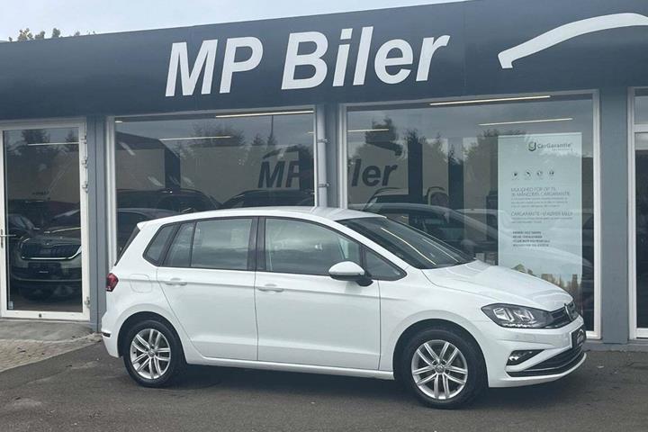 Hvid VW Golf Sportsvan fra 2019
