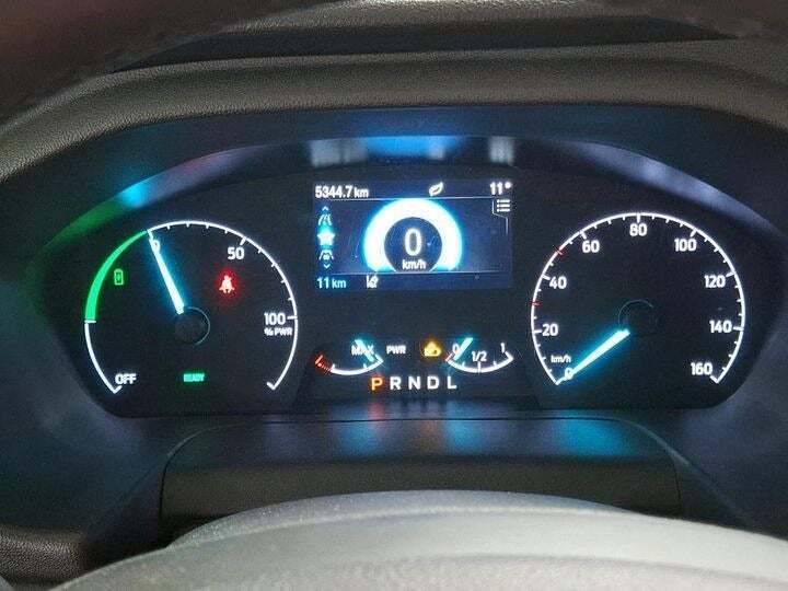 Hvid Ford E-Transit 350 L3 Chassis fra 2023