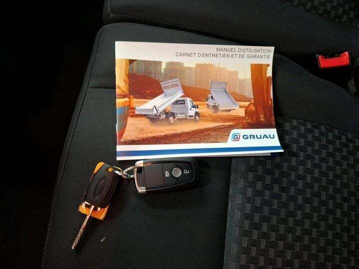 Hvid Ford E-Transit 350 L3 Chassis fra 2023