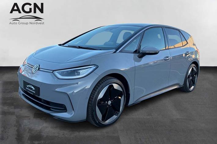 Grå VW ID.3 fra 2025 set udefra