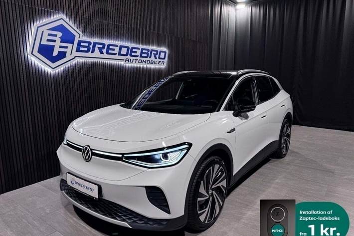 Hvid VW ID.4 fra 2024 set udefra