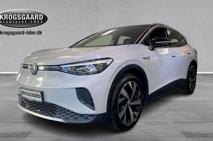 Hvid VW ID.4 fra 2021 set udefra