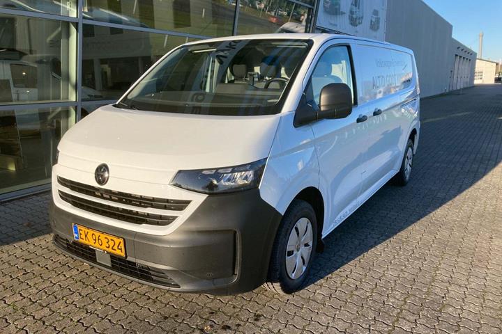Hvid VW Transporter fra 2025
