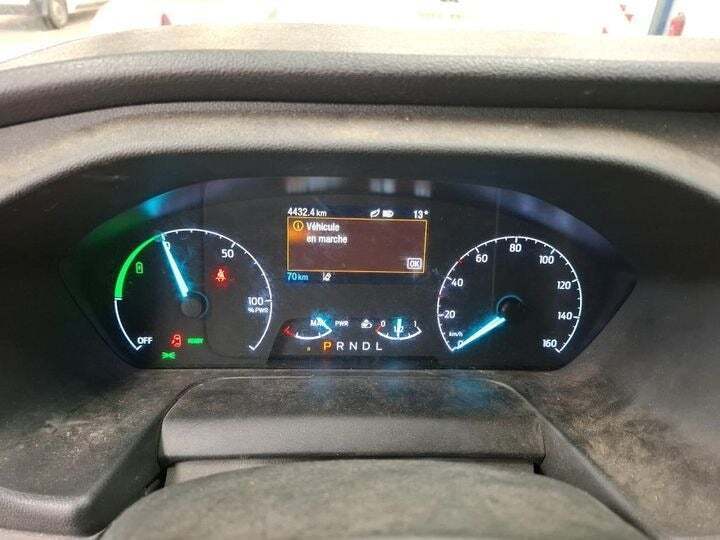 Hvid Ford E-Transit 350 L3 Chassis fra 2023