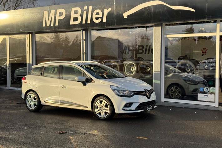 Hvid Renault Clio IV fra 2018