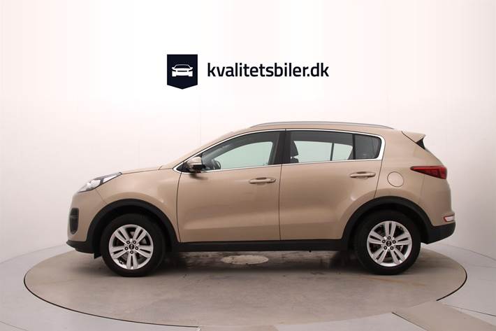 Gul Kia Sportage fra 2017