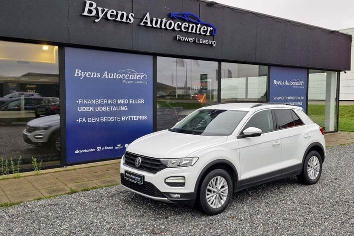 Hvid VW T-Roc fra 2018