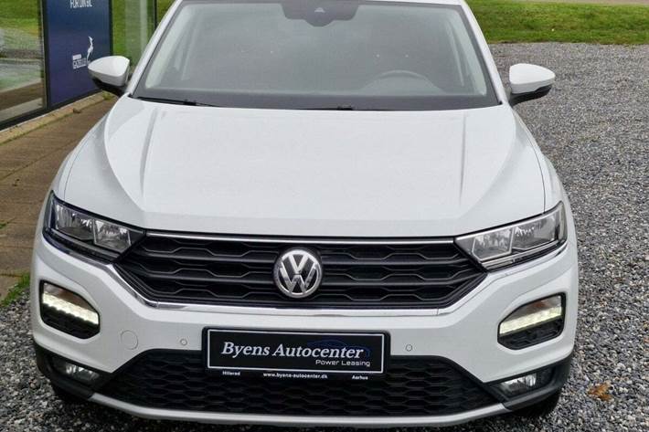 Hvid VW T-Roc fra 2018