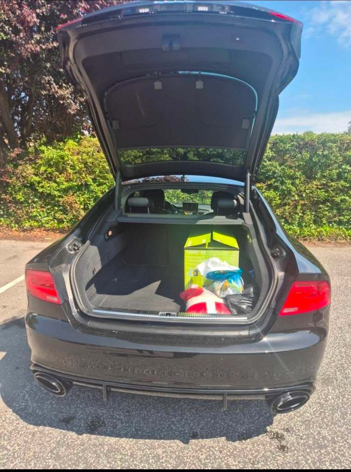 Sort Audi A7 fra 2011