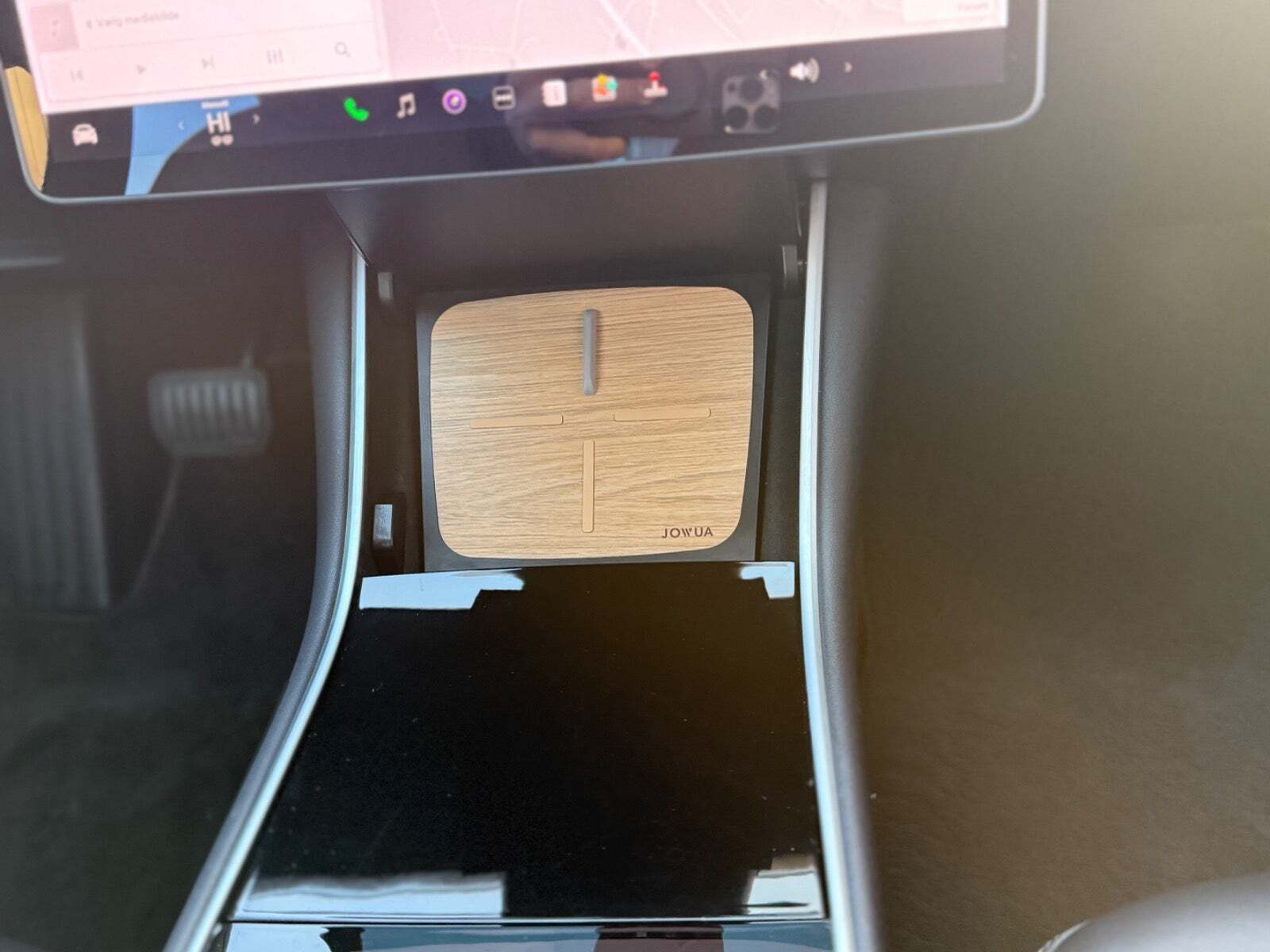 Sort Tesla Model 3 fra 2021