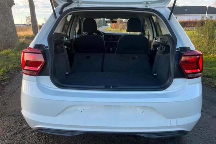 Hvid VW Polo fra 2018