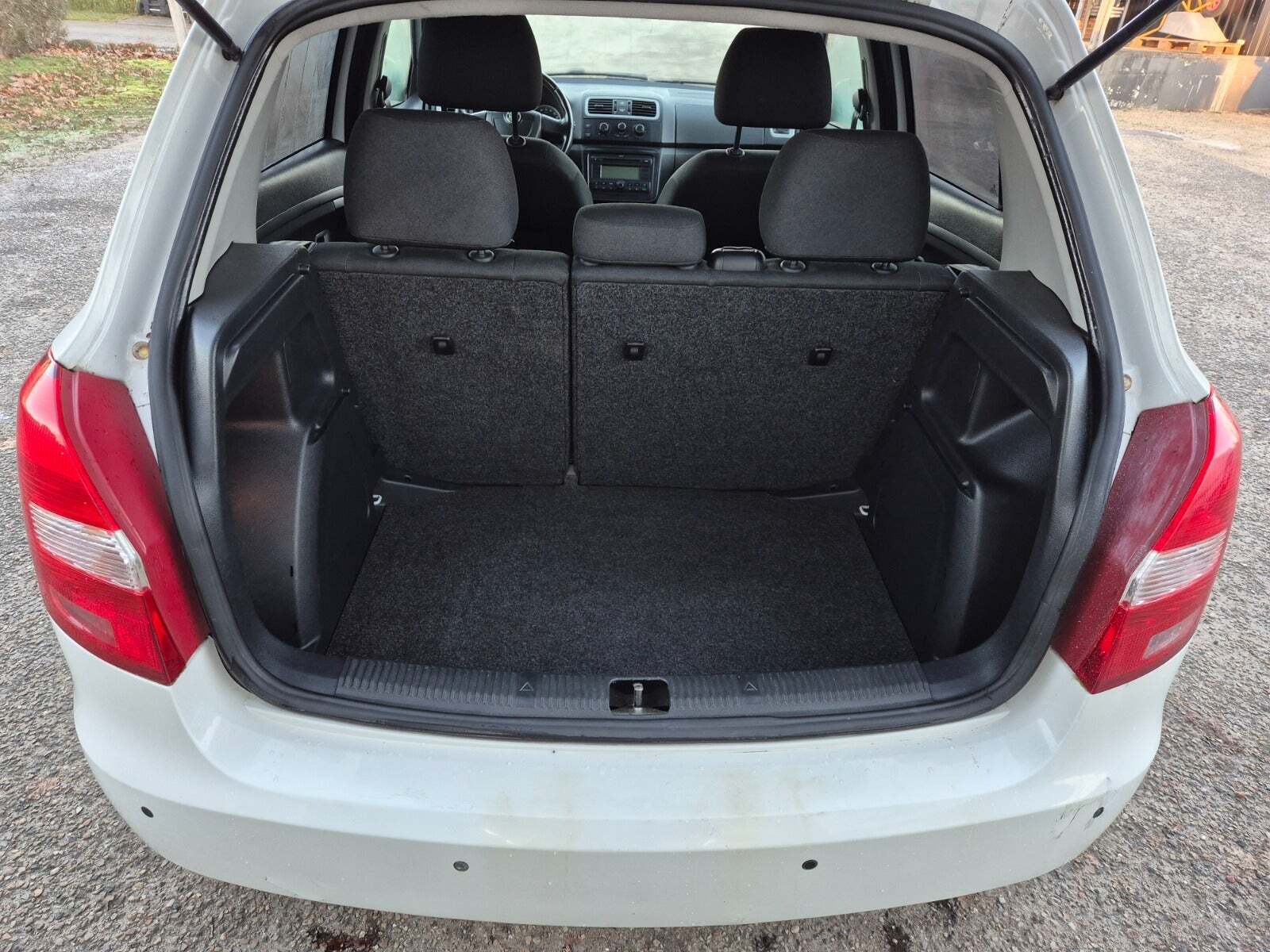 Grøn Skoda Fabia fra 2009