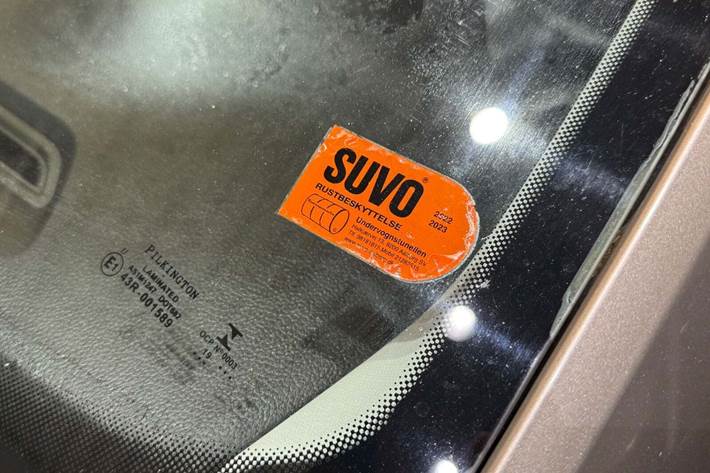 Grå Skoda Octavia fra 2015