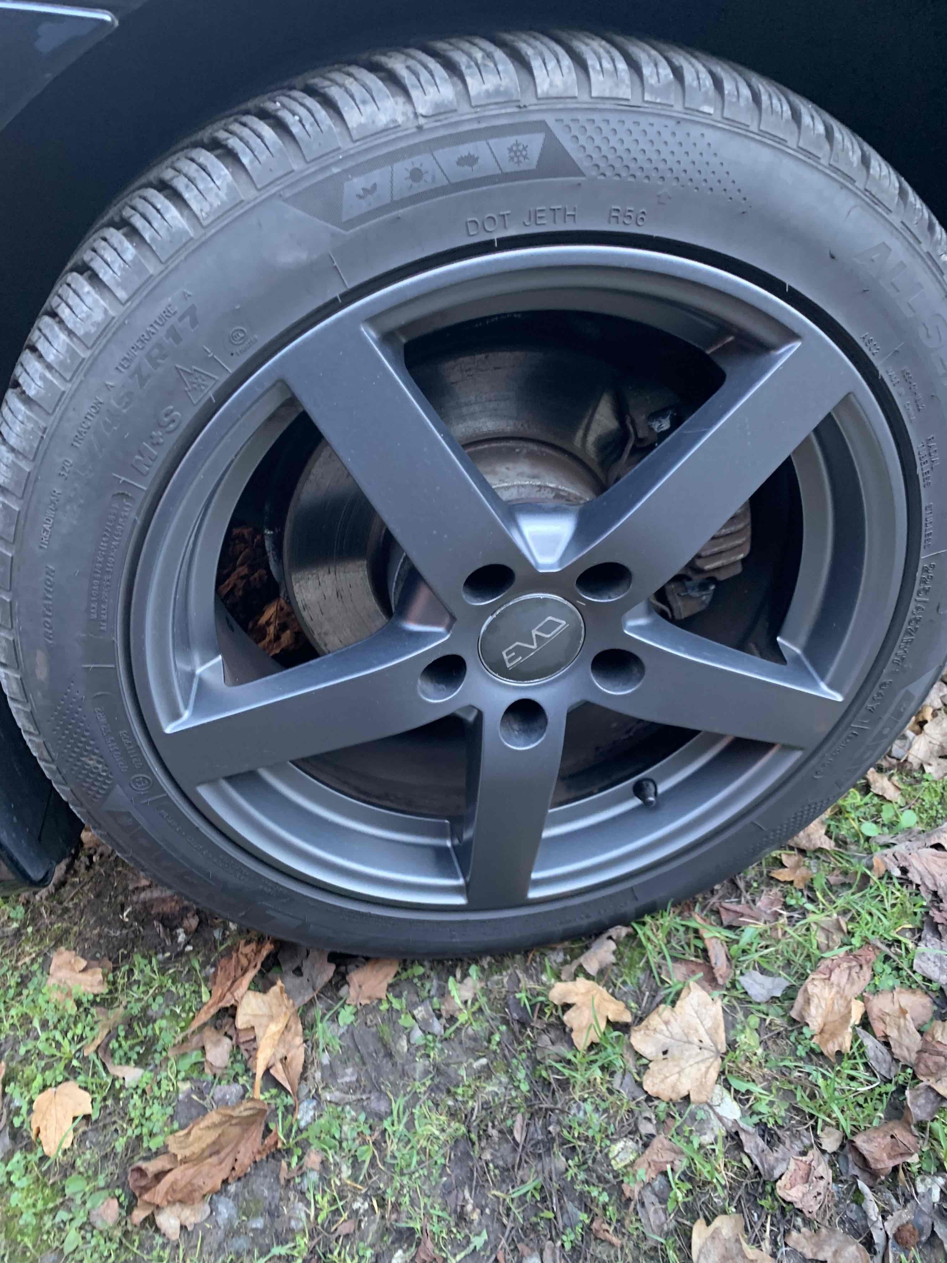 Sort BMW 318 fra 2011