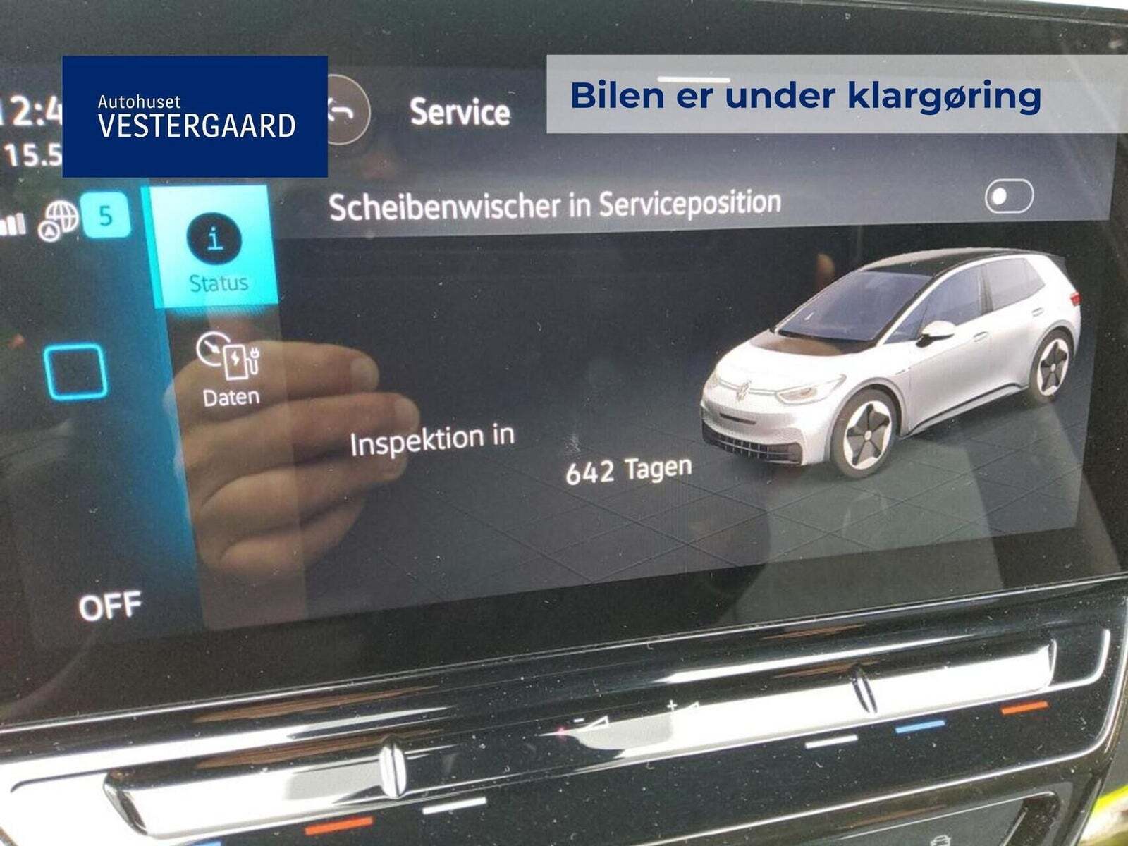 Grå VW ID.3 fra 2021