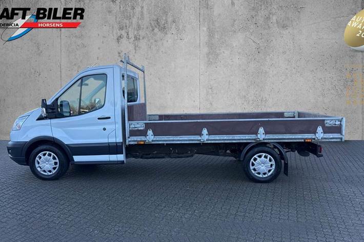 Hvid Ford Transit 350 L3 Chassis fra 2020
