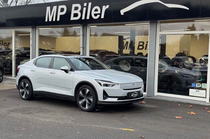 Hvid Polestar 2 fra 2024