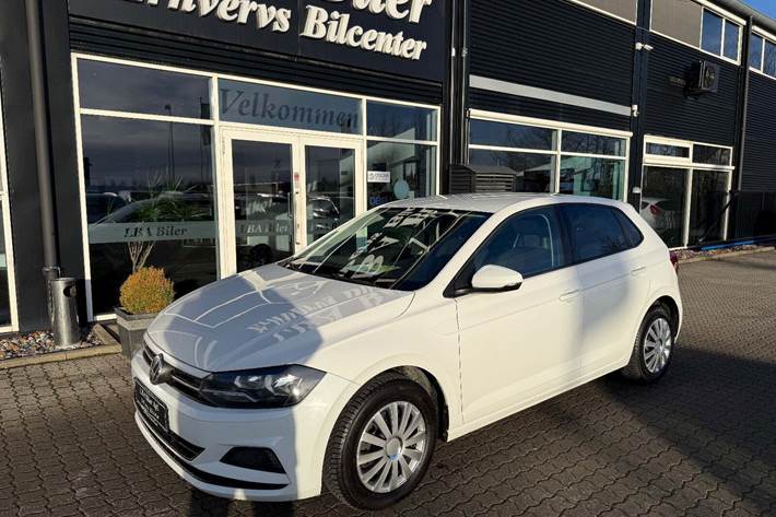Hvid VW Polo fra 2019