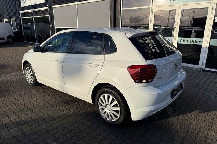 Hvid VW Polo fra 2019