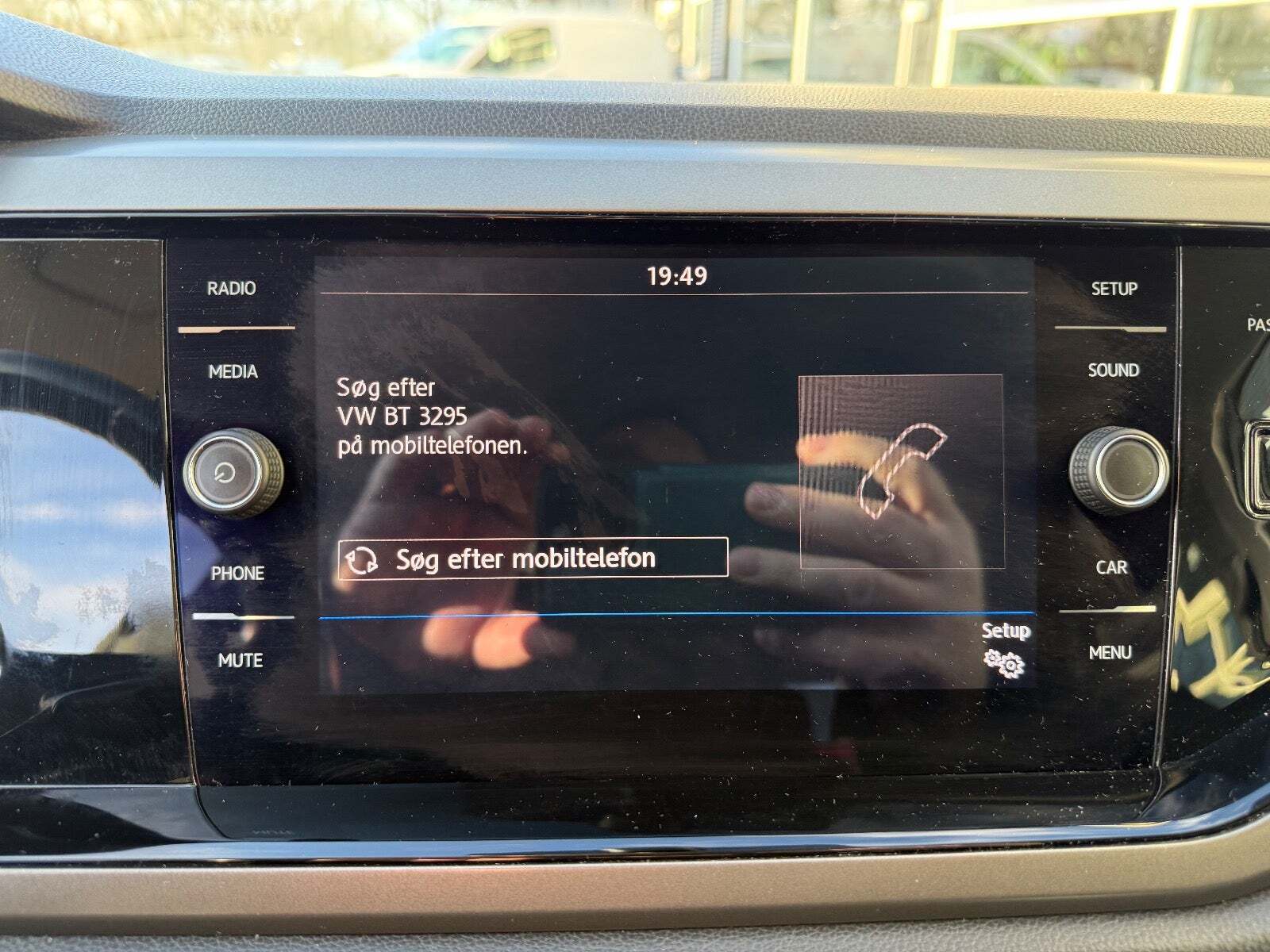 Hvid VW Polo fra 2019