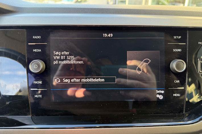 Hvid VW Polo fra 2019