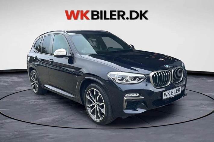 Sort BMW X3 fra 2017 set udefra