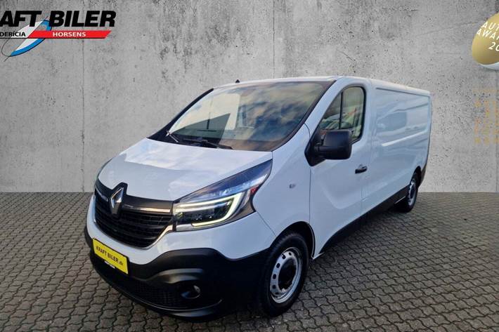 Hvid Renault Trafic T29 fra 2019 set udefra