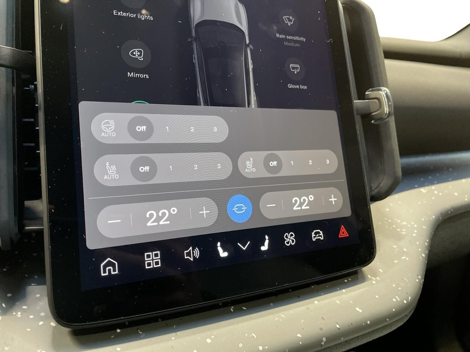 Blå Volvo EX30 fra 2025