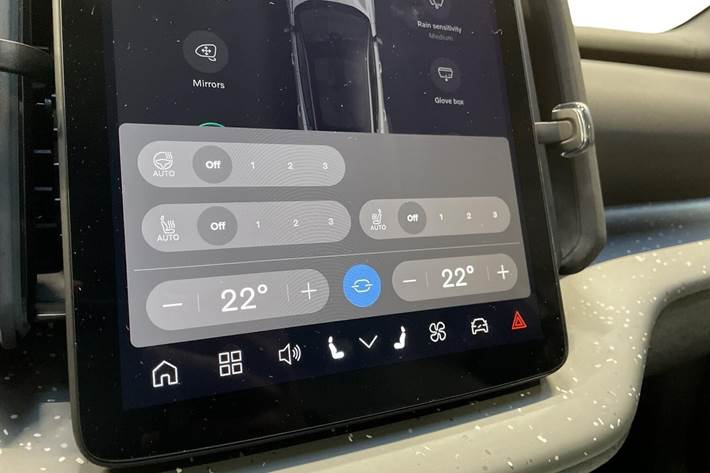 Blå Volvo EX30 fra 2025