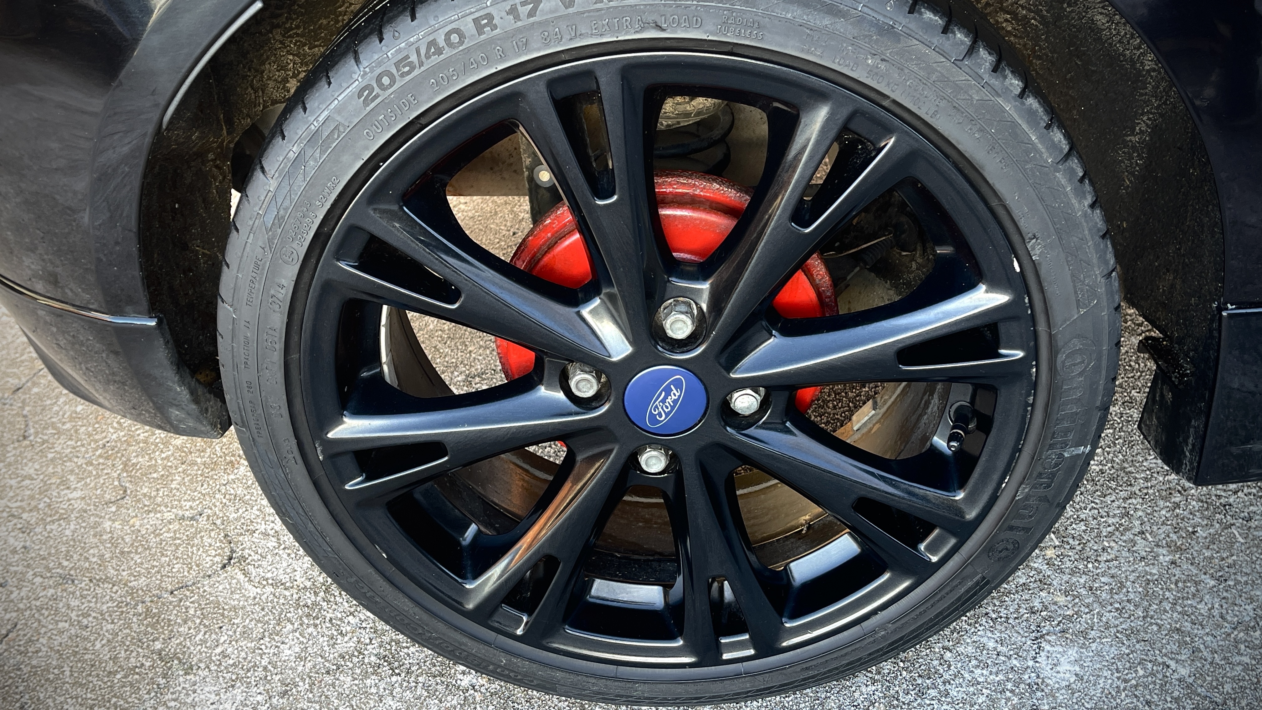 Sort Ford Fiesta fra 2014