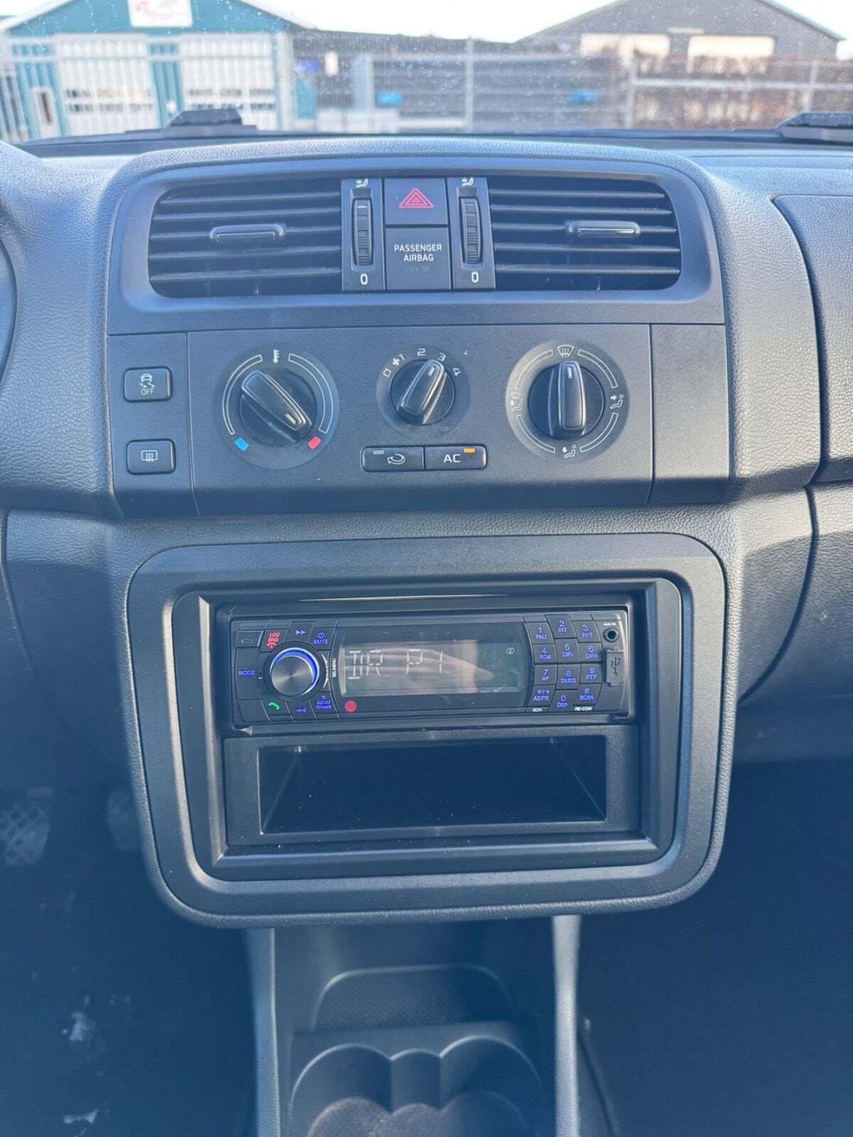 Hvid Skoda Fabia fra 2014