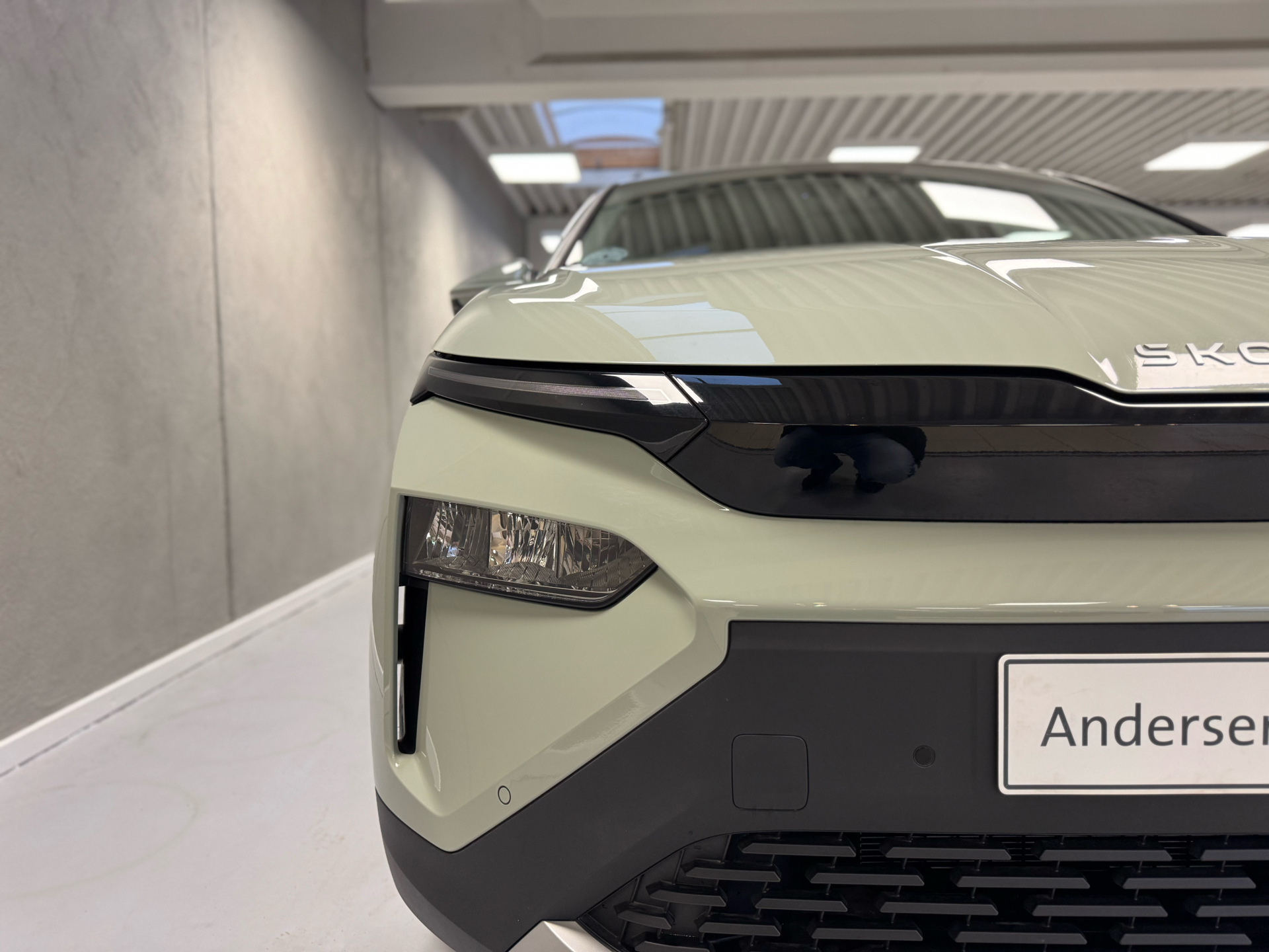 Grøn Skoda Elroq fra 2025