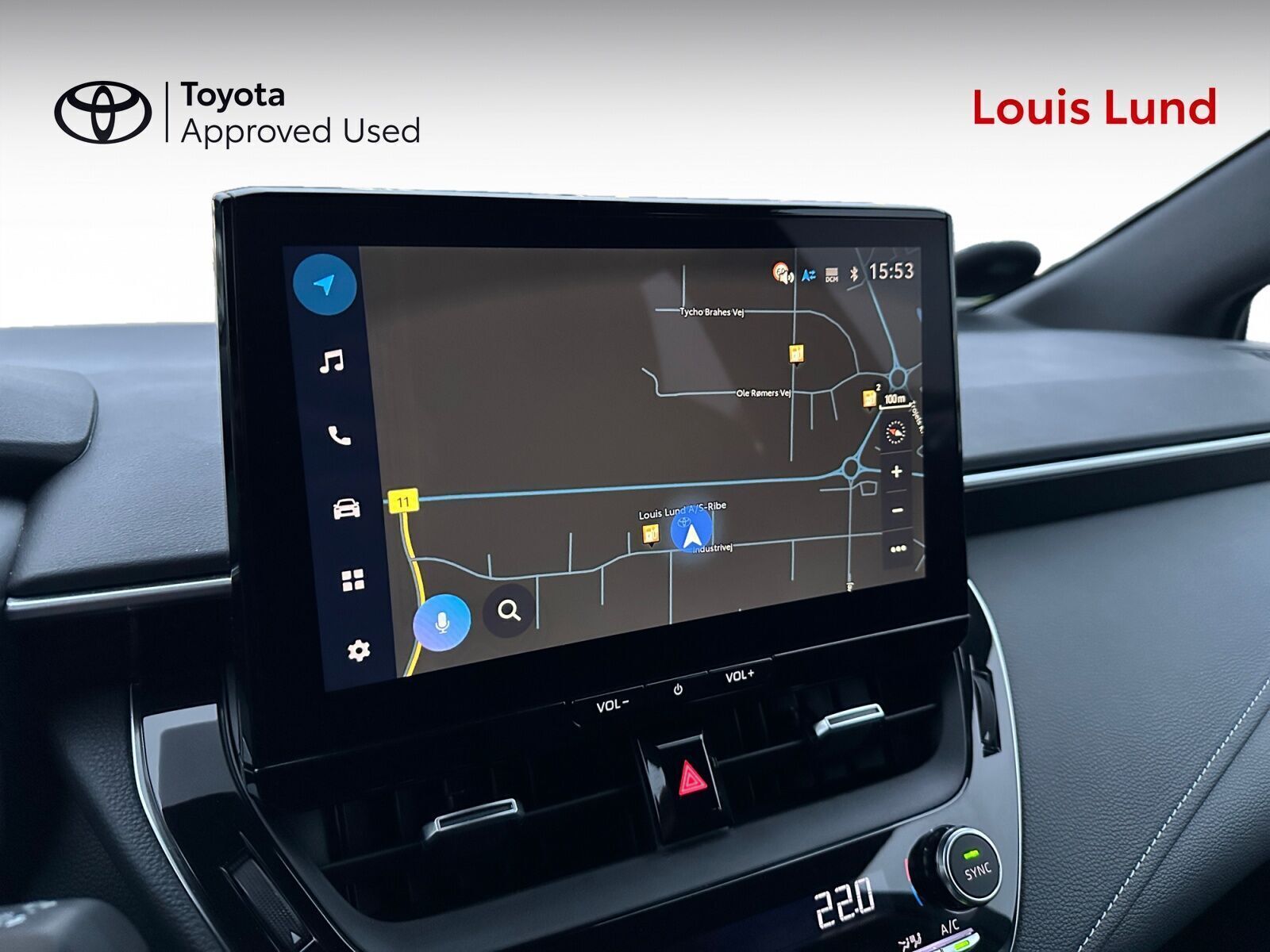 Sølv Toyota Corolla fra 2025