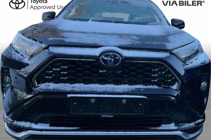 Blå Toyota RAV4 Plug-in fra 2021