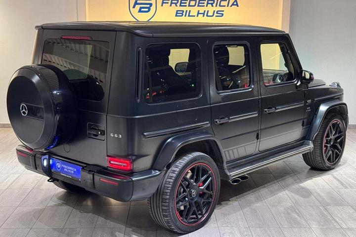 Sort Mercedes G63 fra 2019 set udefra