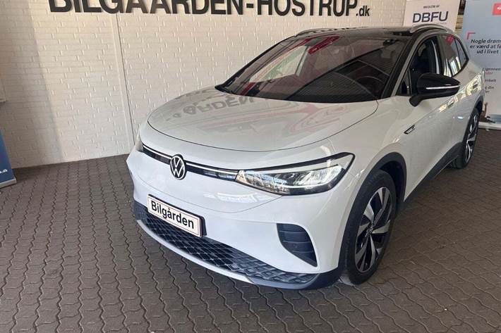Hvid VW ID.4 fra 2021 set udefra